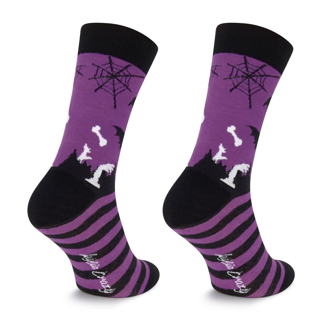 Calcetines divertidos de algodón MURCIÉLAGOS HALLOWEEN-Kylie Crazy