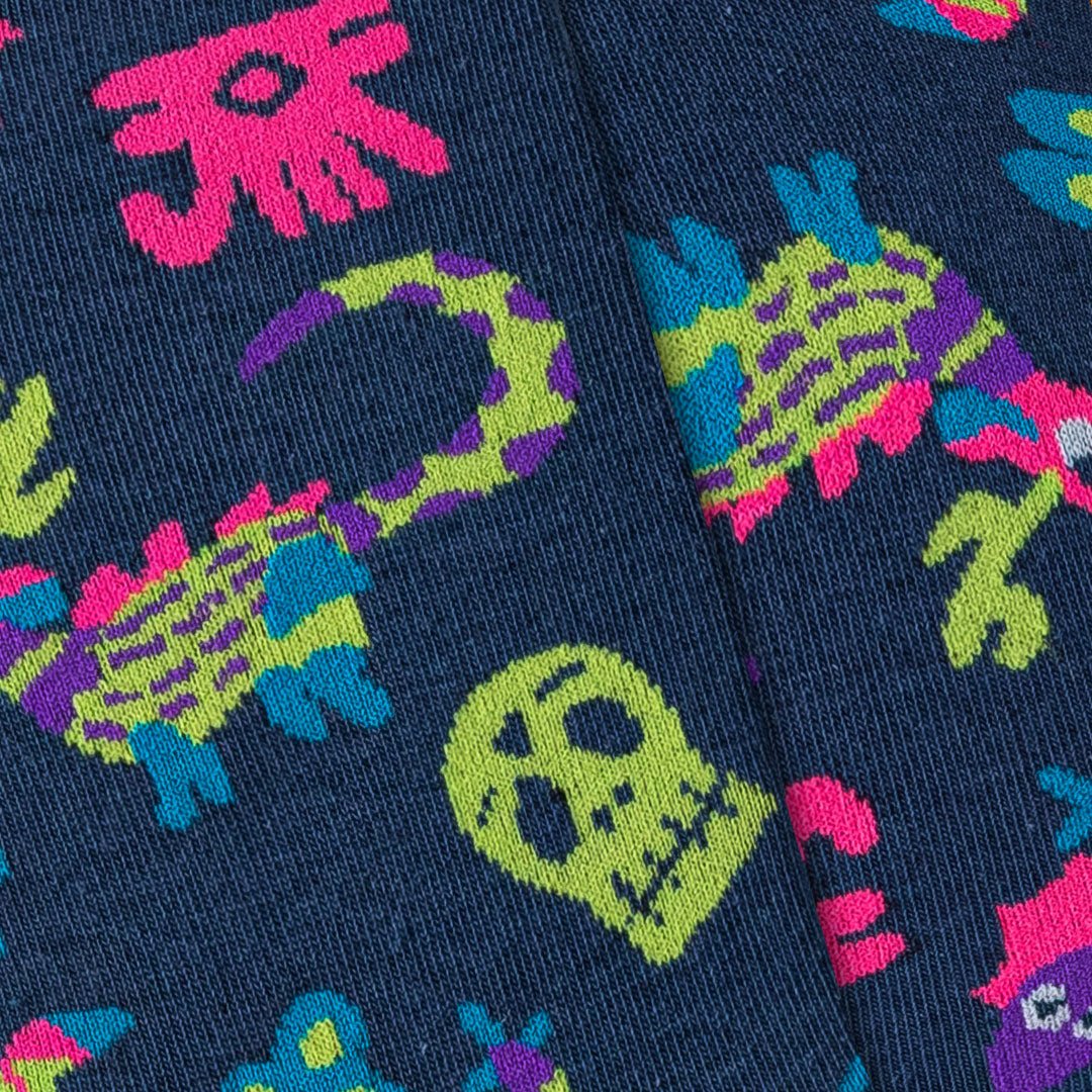 Calcetines divertidos de algodón "sin costuras". ALEBRIJES - Kylie Crazy