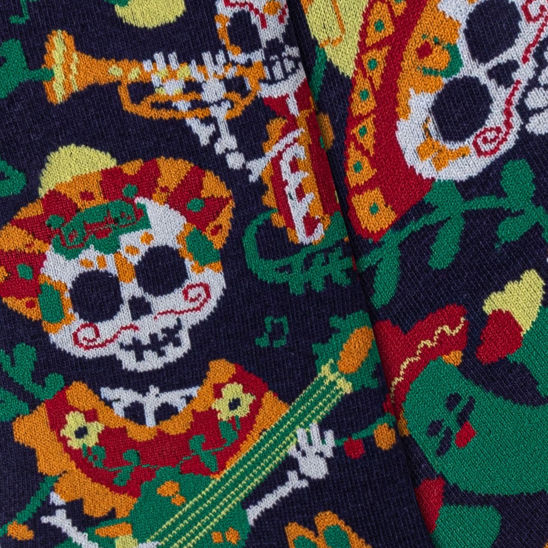Calcetines divertidos de algodón "sin costuras". CATRINA MARIACHI - Kylie Crazy