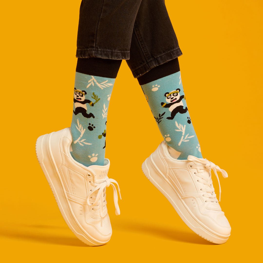 Calcetines divertidos de algodón "sin costuras". OSOS PANDA - Kylie Crazy