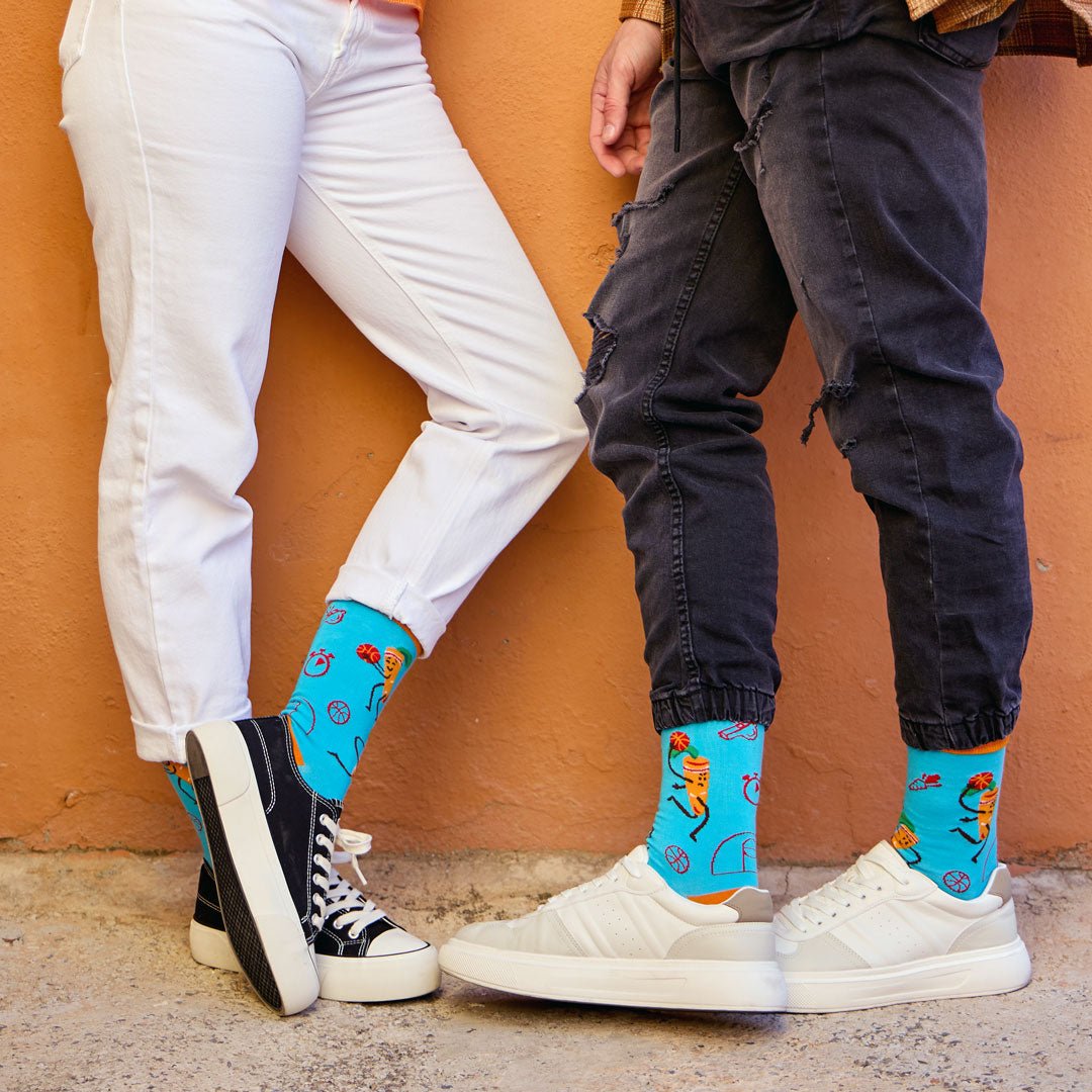 Calcetines divertidos de algodón "sin costuras". ZANAHORIA DEPORTIVA - Kylie Crazy