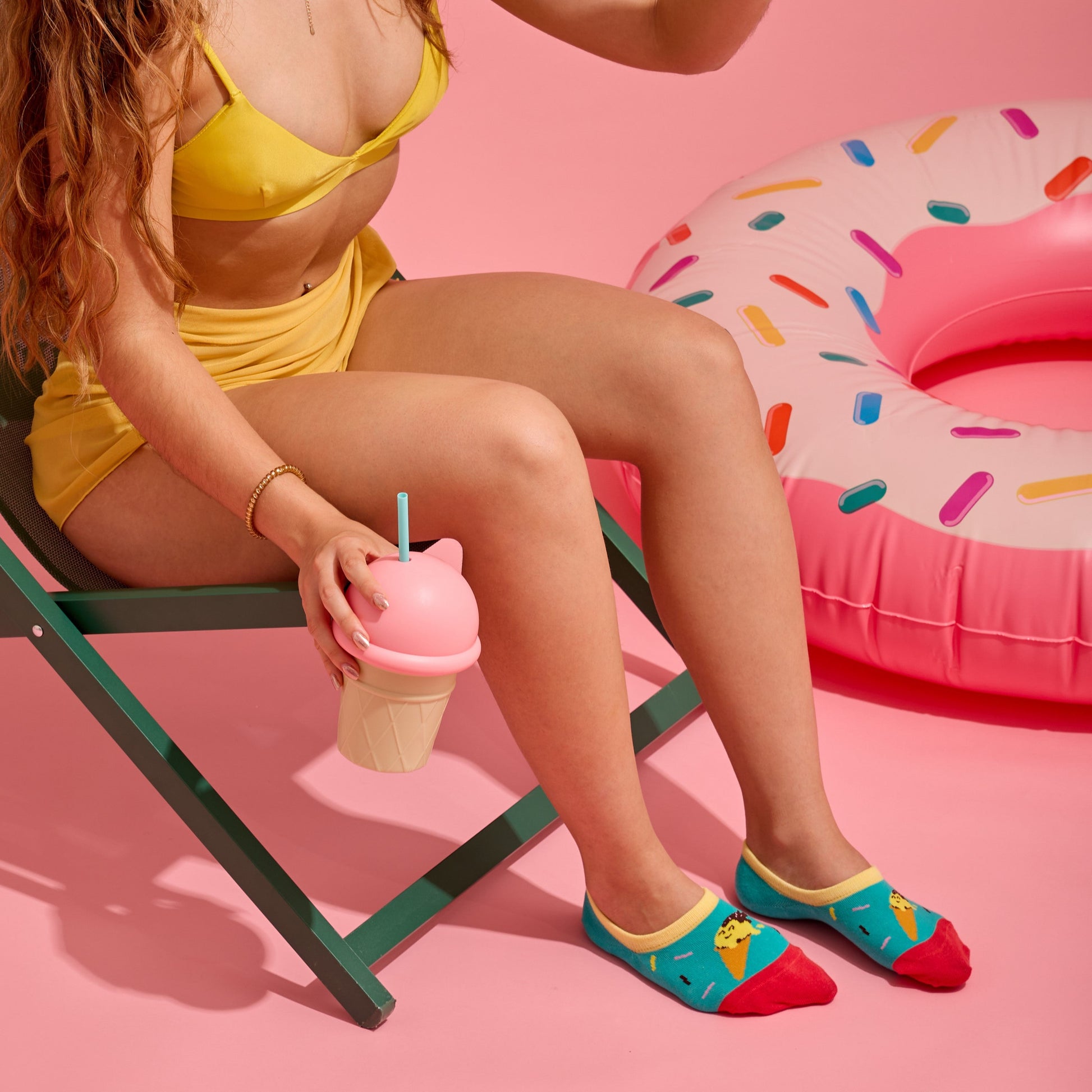 Calcetines invisibles originales de algodón HELADOS - Kylie Crazy