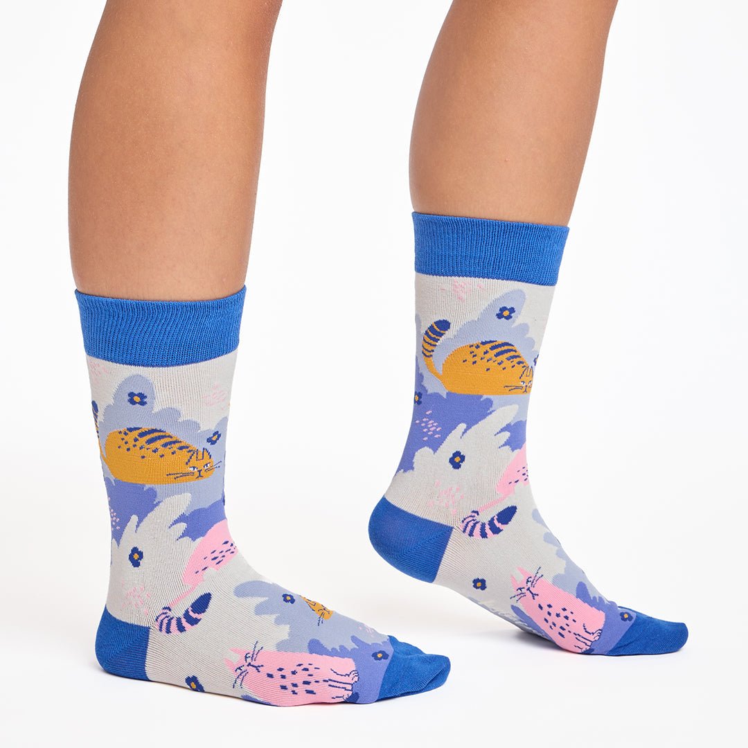 Original pack regalo con 3 pares diferentes de calcetines + cajita regalo GATOS - Kylie Crazy