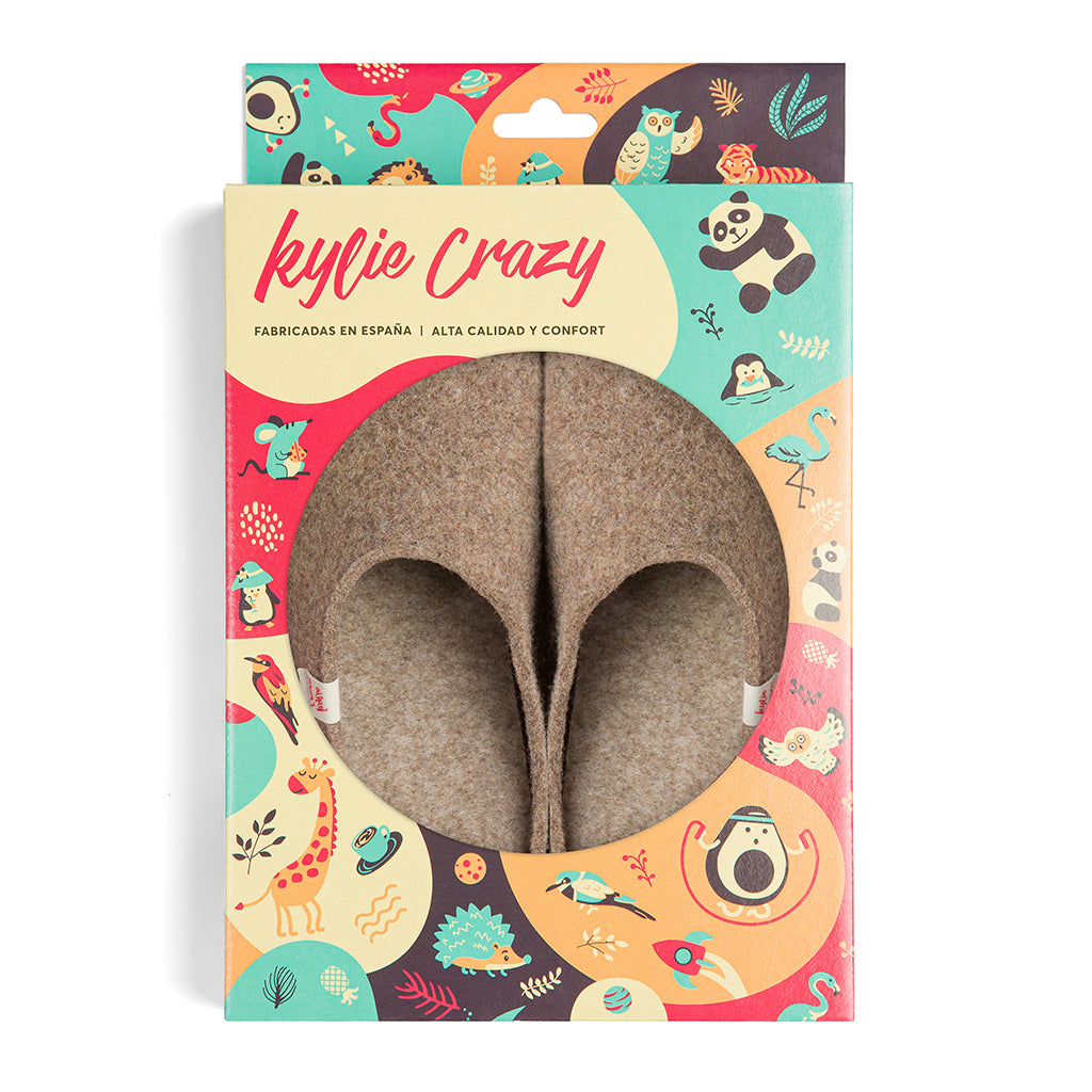 Zapatillas de Casa Homelike Marrón-Kylie Crazy