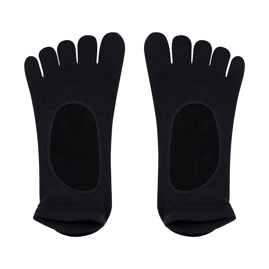 Calcetines de Yoga negro con dedos para danza, yoga y deporte-Kylie Crazy