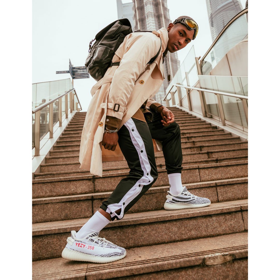 Calcetines para ciclismo blancos de hombre con acolchado técnico por zonas y ajustes sin costuras.-Kylie Crazy