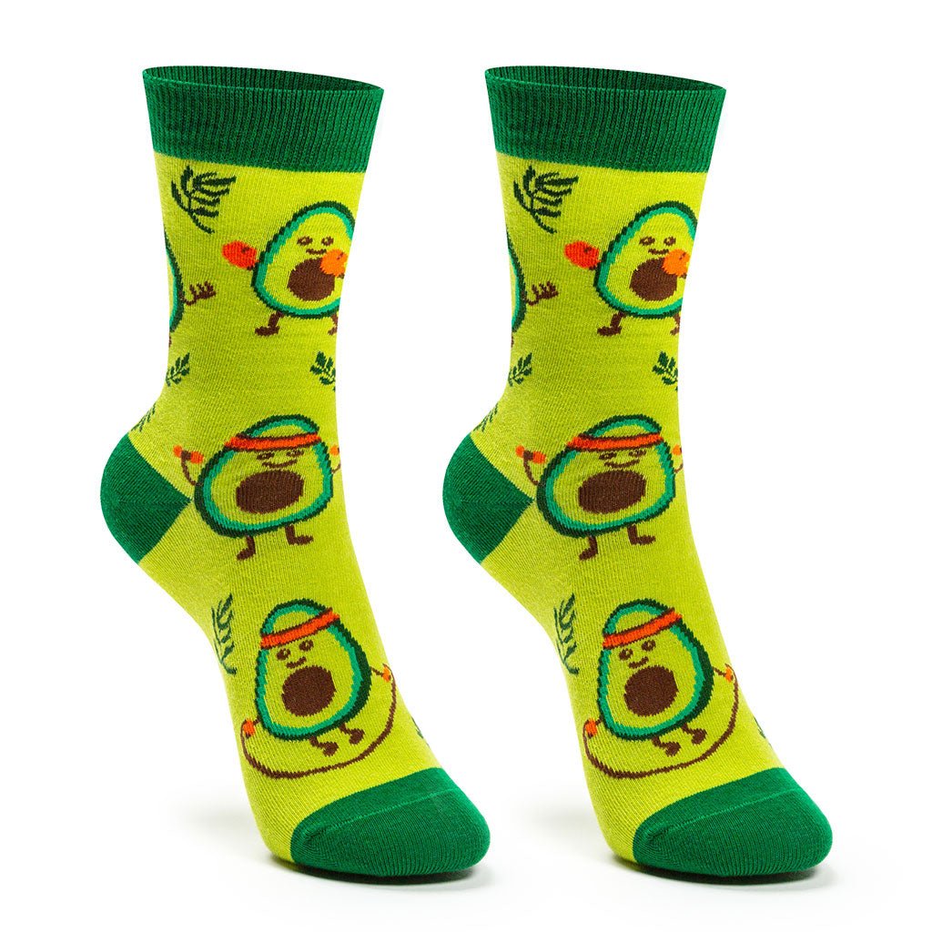 Calcetines divertidos de algodón para niño, resistentes y originales "Aguacate"-Kylie Crazy