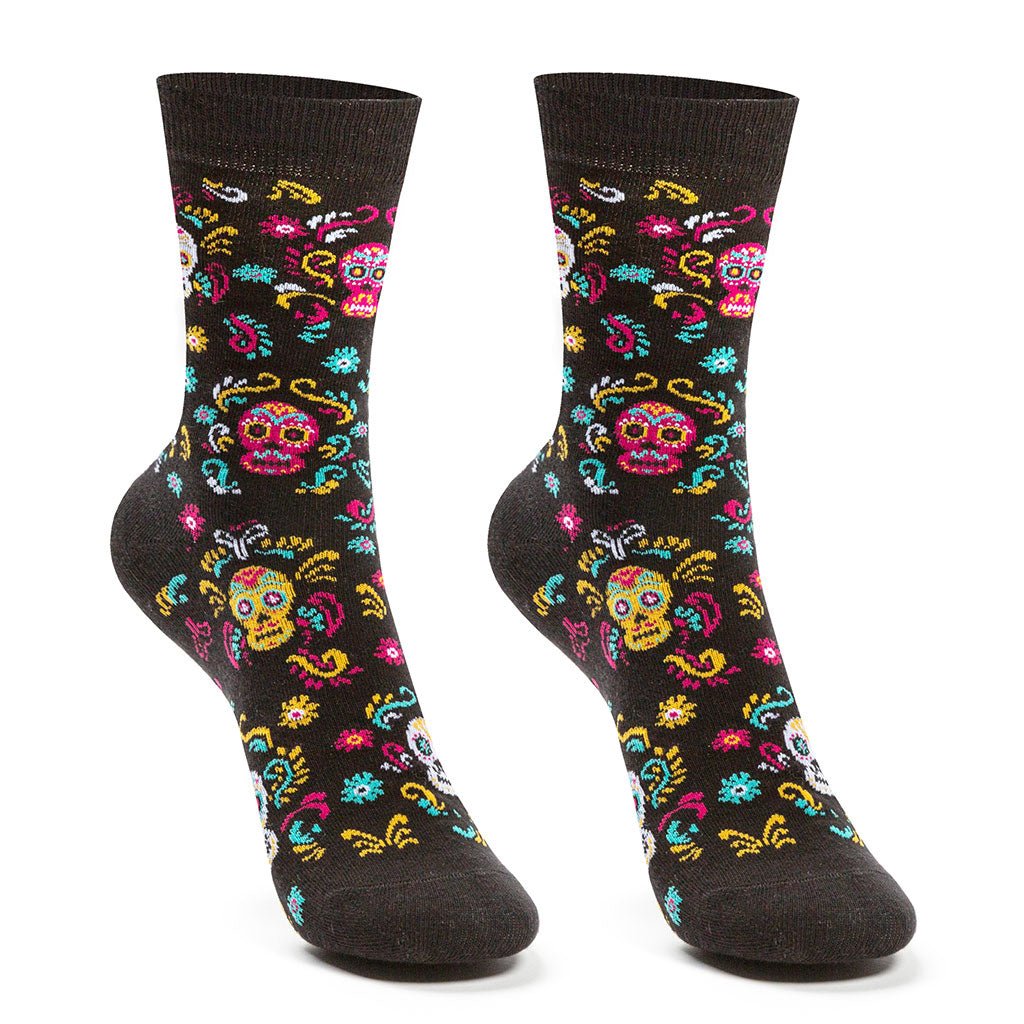 Calcetines divertidos de algodón para niño, resistentes y originales "Catrinas"-Kylie Crazy