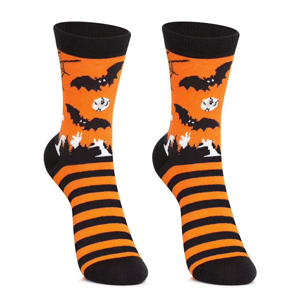 Calcetines divertidos de algodón para niño, resistentes y originales "Halloween"-Kylie Crazy