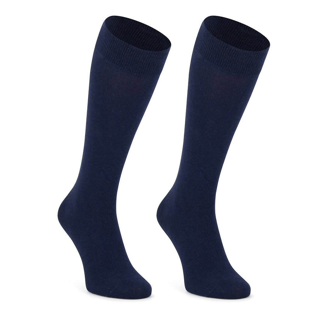 Calcetines colegiales azul marino largos para niñ@-Kylie Crazy