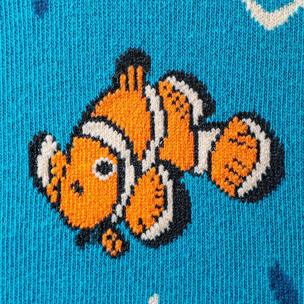 Calcetines invisibles de algodón, "Pez Payaso", frescos y divertidos.-Kylie Crazy