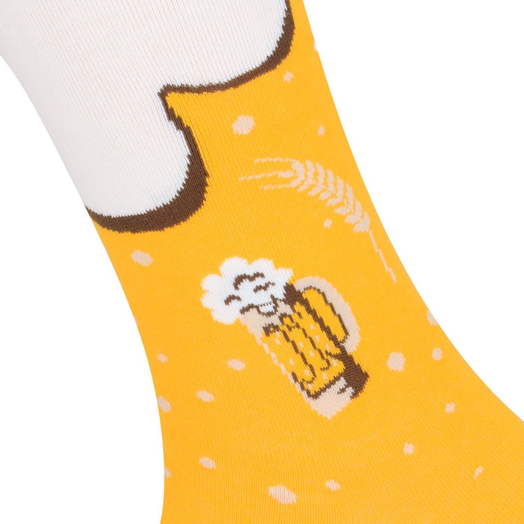 Calcetines largos de algodón, originales y divertidos, Cerveza-Kylie Crazy
