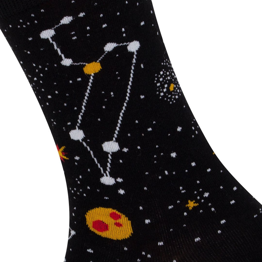 Calcetines largos de algodón, originales y divertidos, "Constelación"-Kylie Crazy