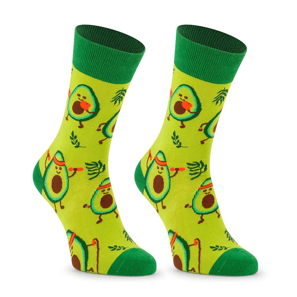Calcetines de aguacate media-caña unisex-Kylie Crazy