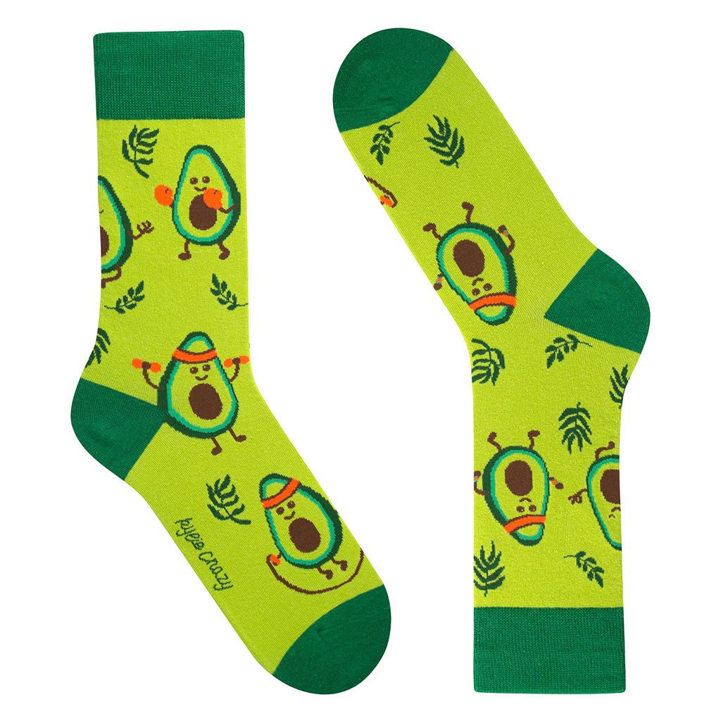 Calcetines de aguacate media-caña unisex-Kylie Crazy