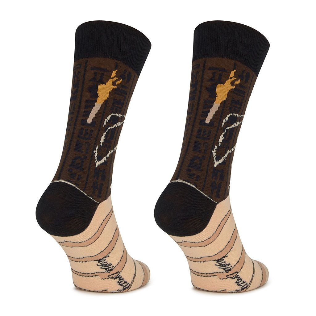 Calcetines media-caña de algodón, originales y divertidos, "Momia"-Kylie Crazy