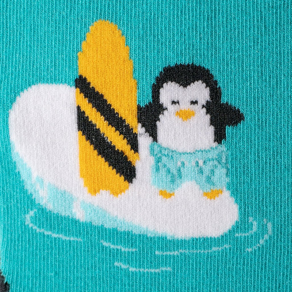 Calcetines divertidos de algodón para niño, resistentes y originales "Pingüino"-Kylie Crazy