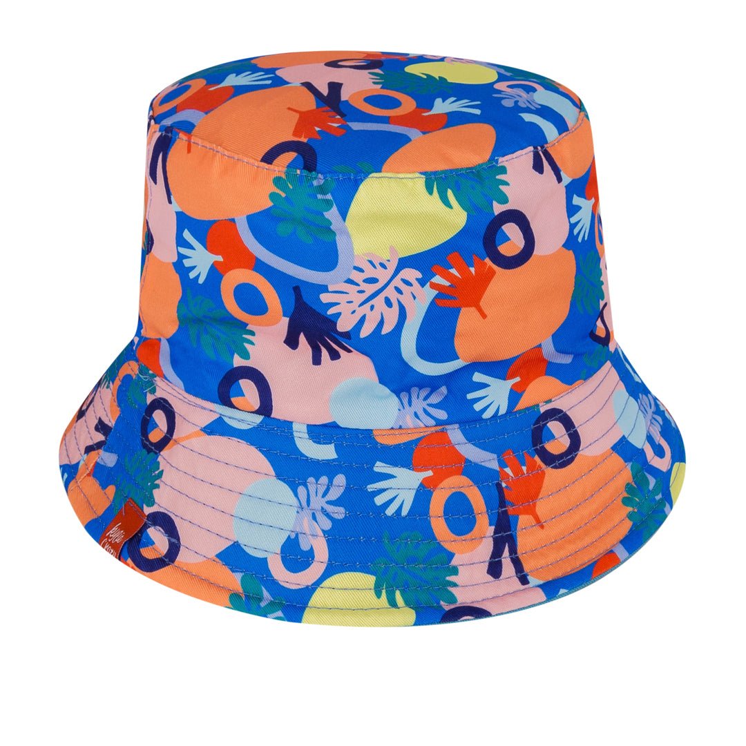 Gorro de pescador "Autum" reversible, bicolor y secado rápido. Unisex-Kylie Crazy
