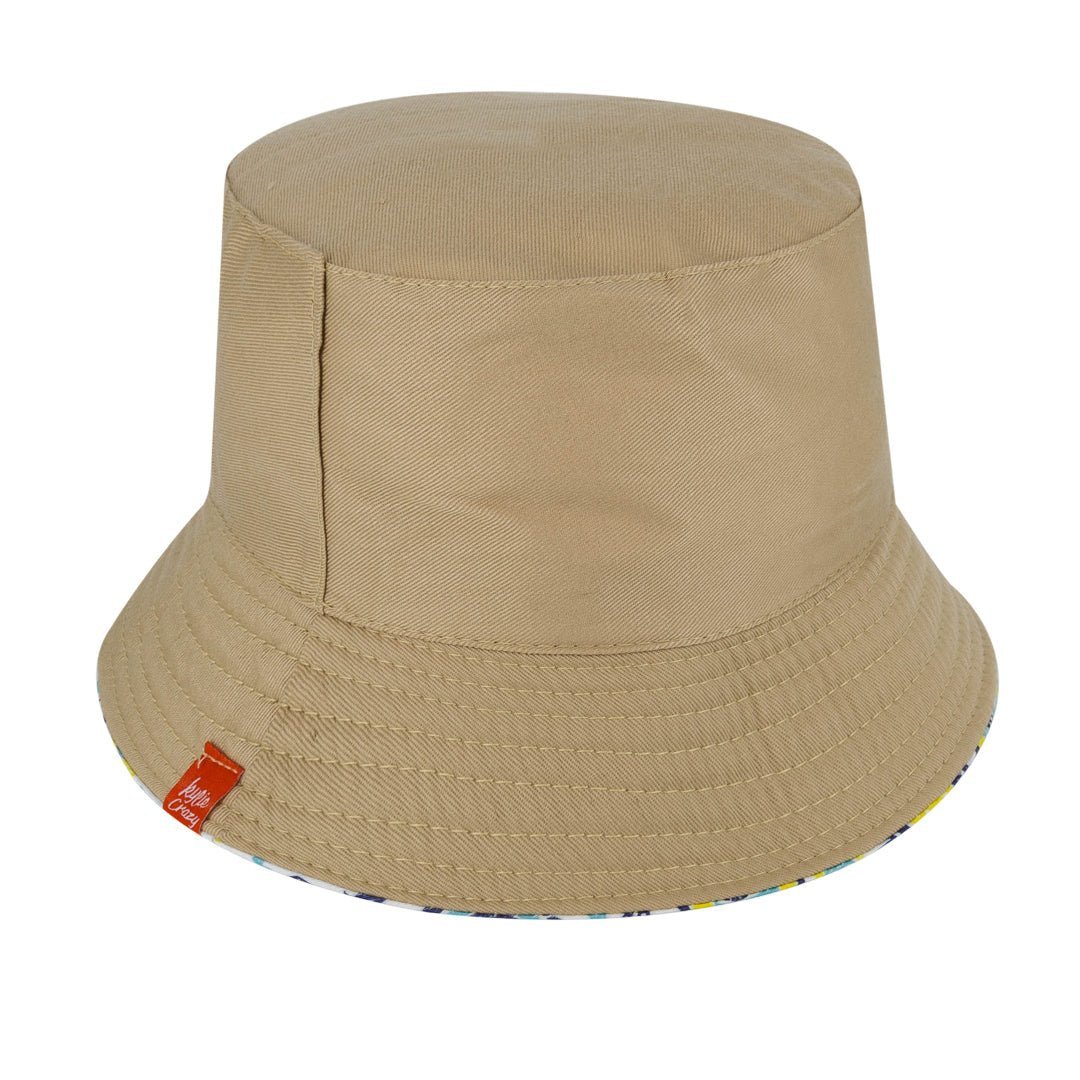 Gorro de pescador "Cachemir" reversible, bicolor y secado rápido. Unisex-Kylie Crazy