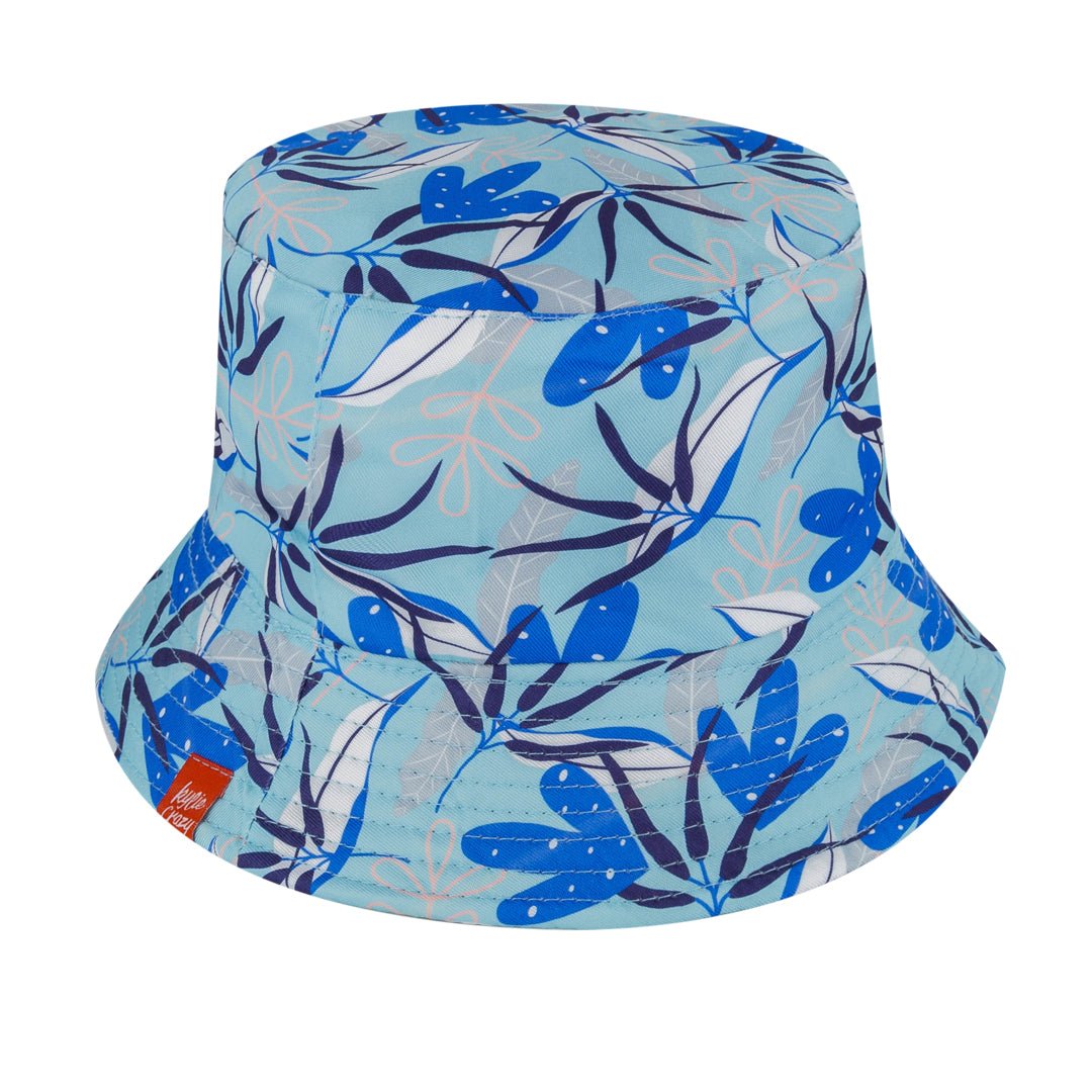 Gorro de pescador "Hojarasca" reversible, bicolor y secado rápido. Unisex-Kylie Crazy
