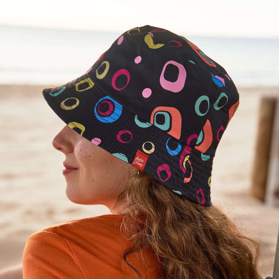 Gorro de pescador "Psico" reversible, bicolor y secado rápido.-Kylie Crazy