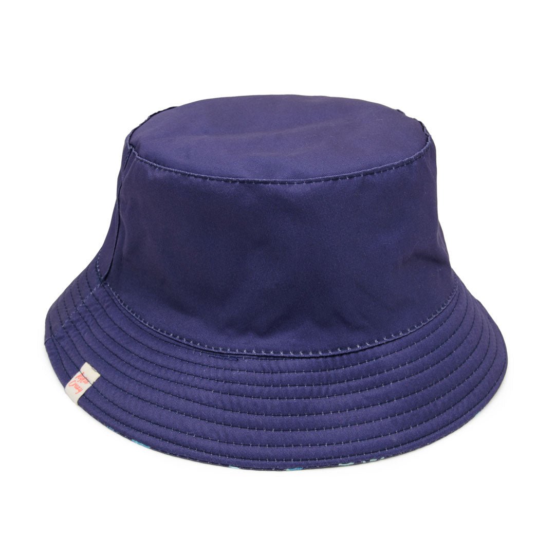 Gorro de pescador "Peces" reversible, bicolor y secado rápido.-Kylie Crazy