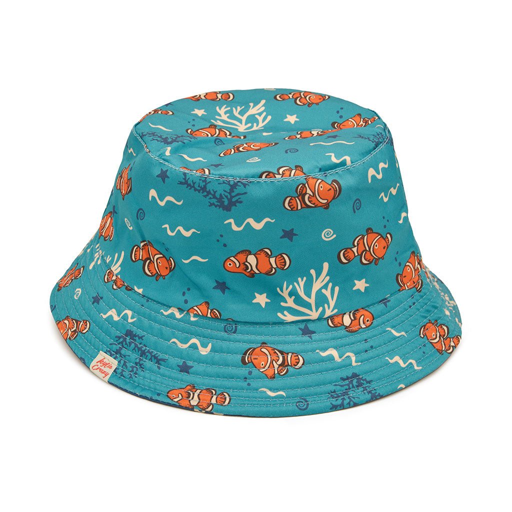 Gorro de pescador "Pez Payaso" reversible, bicolor y secado rápido.-Kylie Crazy