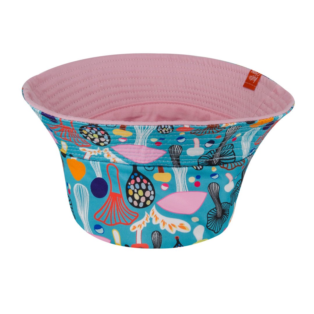 Gorro de pescador "Setas" reversible, bicolor y secado rápido.-Kylie Crazy