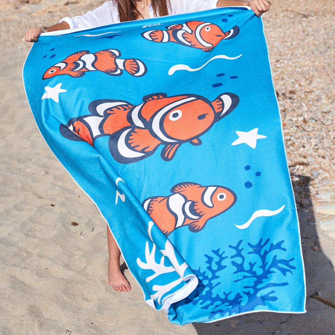 Pack verano divertido "pez payaso" Toalla + gorro + calcetines - Kylie Crazy