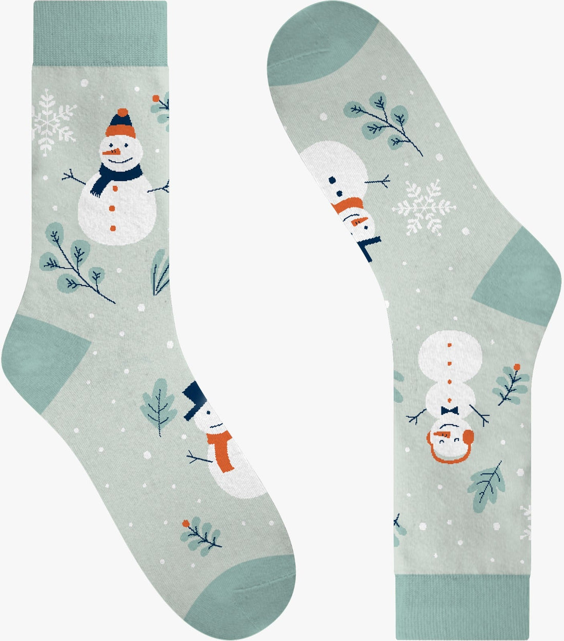 Calcetines alegres de algodón MUÑECO NIEVE - Kylie Crazy