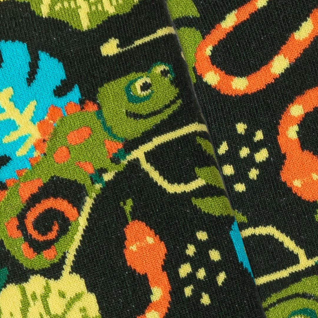 Calcetines divertidos de algodón "sin costuras". CAMALEON - Kylie Crazy