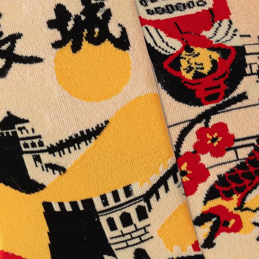 Calcetines divertidos de algodón "sin costuras". LA GRAN MURALLA CHINA - Kylie Crazy