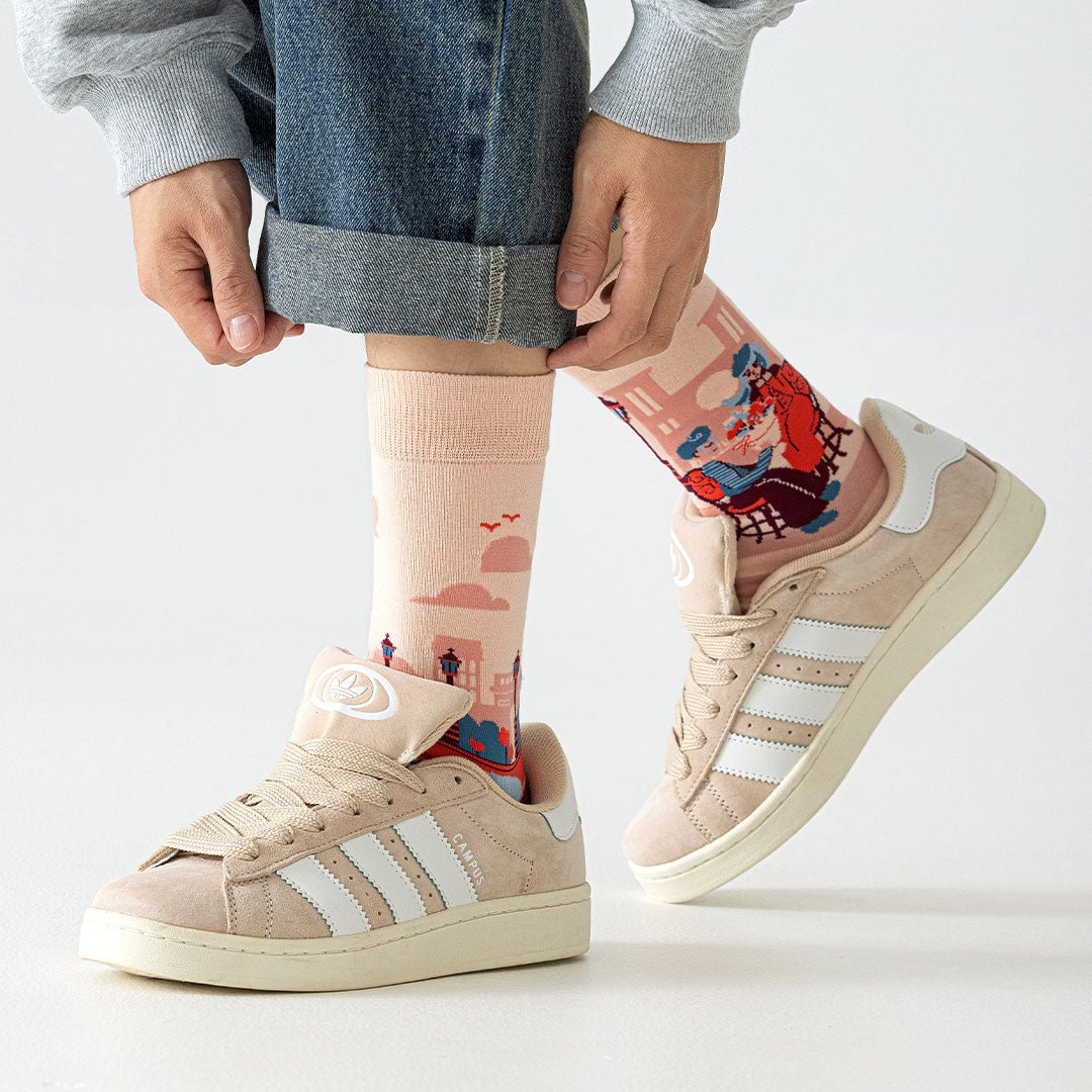 Calcetines divertidos de algodón "sin costuras". TORRE EIFFEL - Kylie Crazy