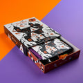 Pack HALLOWEEN 4 pares calcetines terroríficos + caja y print incluido - Kylie Crazy