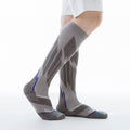 Calcetines de hombre largos para ESQUI con acolchados técnicos por zonas, especiales para frio, Gris-Kylie Crazy