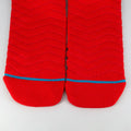 Calcetines deportivos técnicos de compresión, media caña. Anatómicos sin costuras anti hongos, color Rojo-Kylie Crazy
