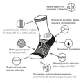 Calcetines Deportivos Técnicos de Anatómicos SPORTS HOUSE. Color Blanco-Kylie Crazy