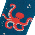 Calcetines invisibles de algodón, divertidos y originales en color azul marino. 