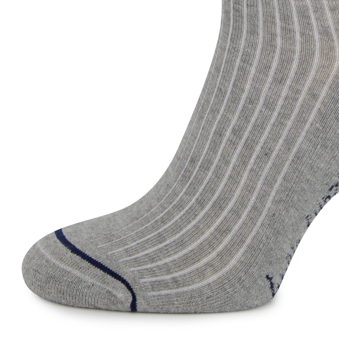 Calcetines invisibles "pies delicados" color gris claro de algodón con acolchado superior en la planta-Kylie Crazy