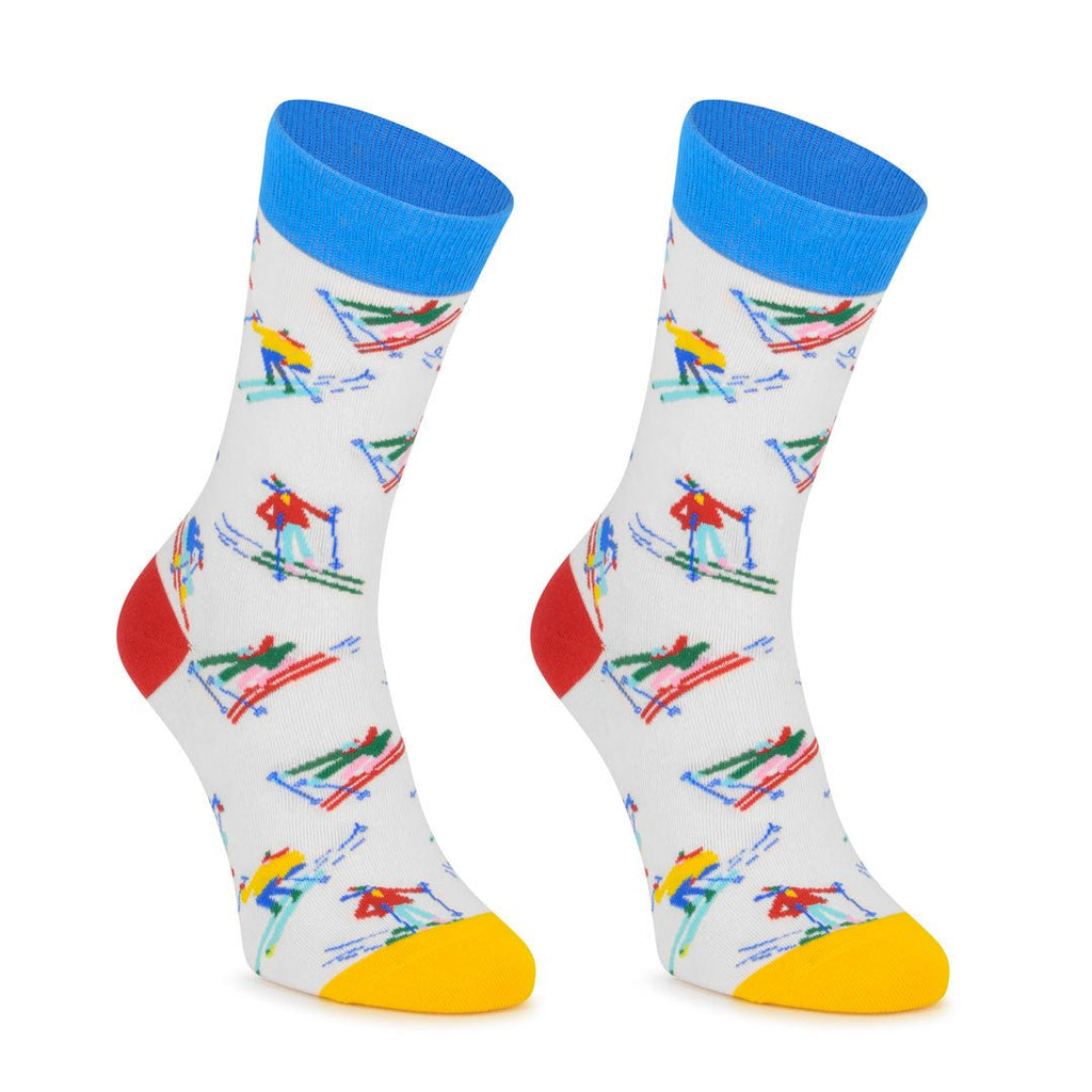Calcetines de esquí coloridos personalizados Super Skier -  México