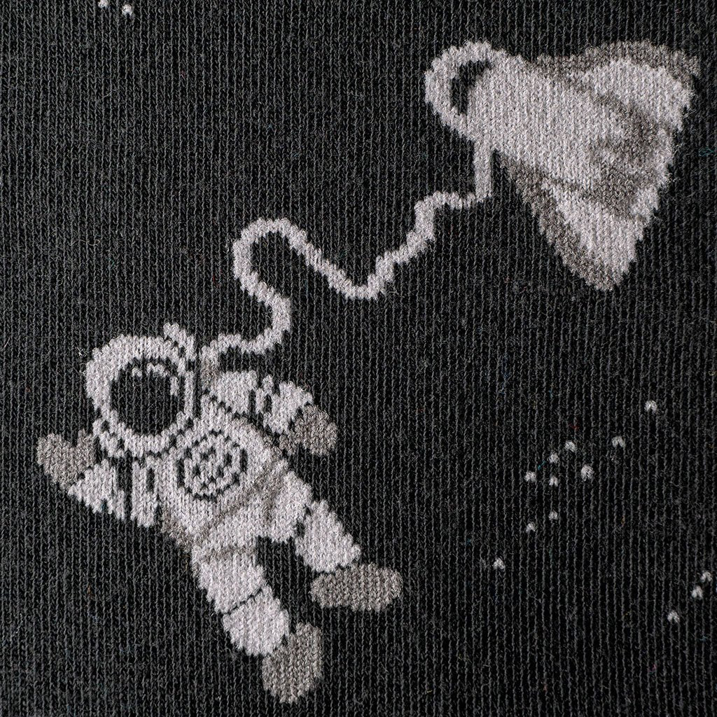Calcetines media-caña de algodón, originales y divertidos, Astronauta-Kylie Crazy