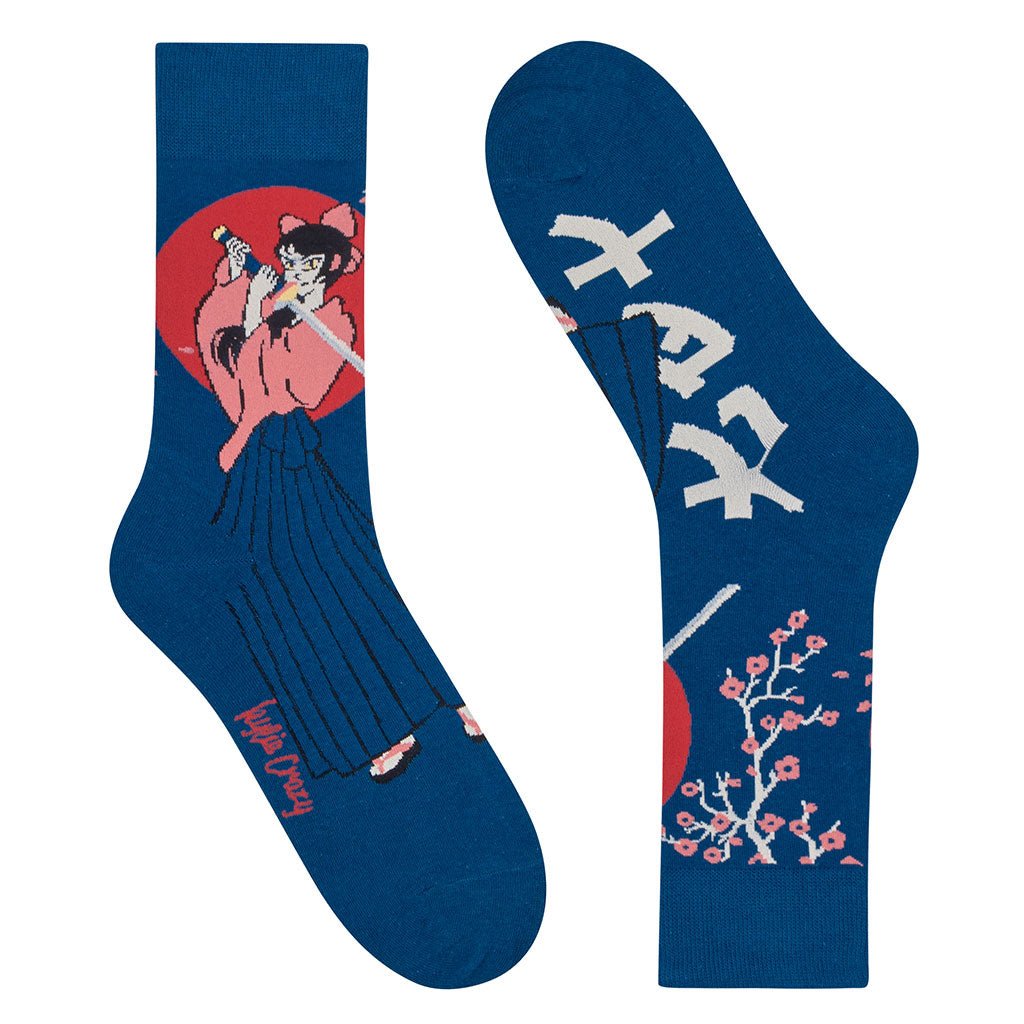 Calcetines media-caña de algodón, originales y divertidos, "Japan"-Kylie Crazy