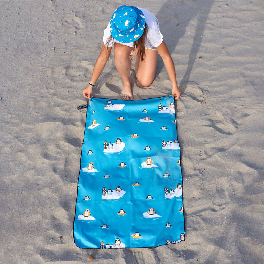 KELINFONG Piscinas grandes para adultos, toallas de playa de microfibra,  ultra ligeras, toallas de baño azules, mantas de playa a prueba de arena